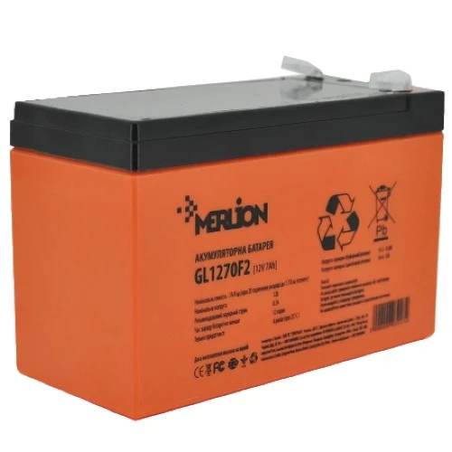 Акумуляторна батарея MERLION GL1270F2 12 V 7Ah